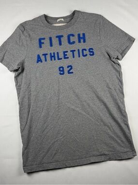 Abercrombie & Fitch Athletics 92 Gray Logo T-Shirt